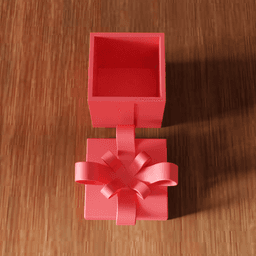 Valentine Gift Box - Decorative Storage Box Organizer 3d model