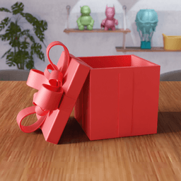 Valentine Gift Box - Decorative Storage Box Organizer 3d model
