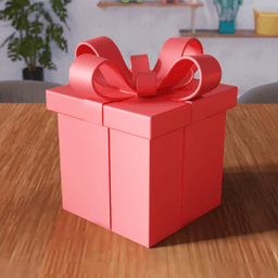 Valentine Gift Box - Decorative Storage Box Organizer 3d model