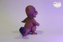 Rock Charmander 3d model