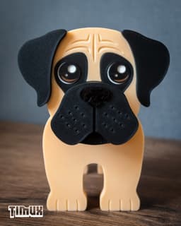ENGLISH MASTIFF GLASSES HOLDER 3d model