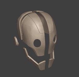 GI robot mask 3d model
