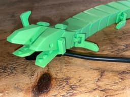 Wearable articulated lizard tie v564.3mf 3d model