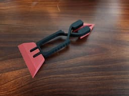 Scraper and Reverse Tweezers Combo 3d model