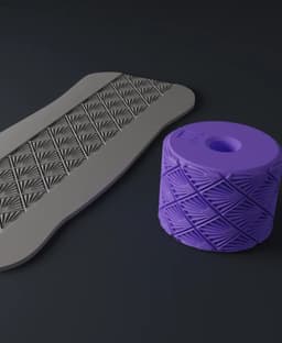 Texture Rollers Art Deco middle #16 3d model