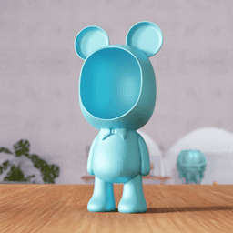 Bear Head Organizer - Character Storage 3d model