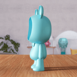 Bear Head Organizer - Character Storage 3d model