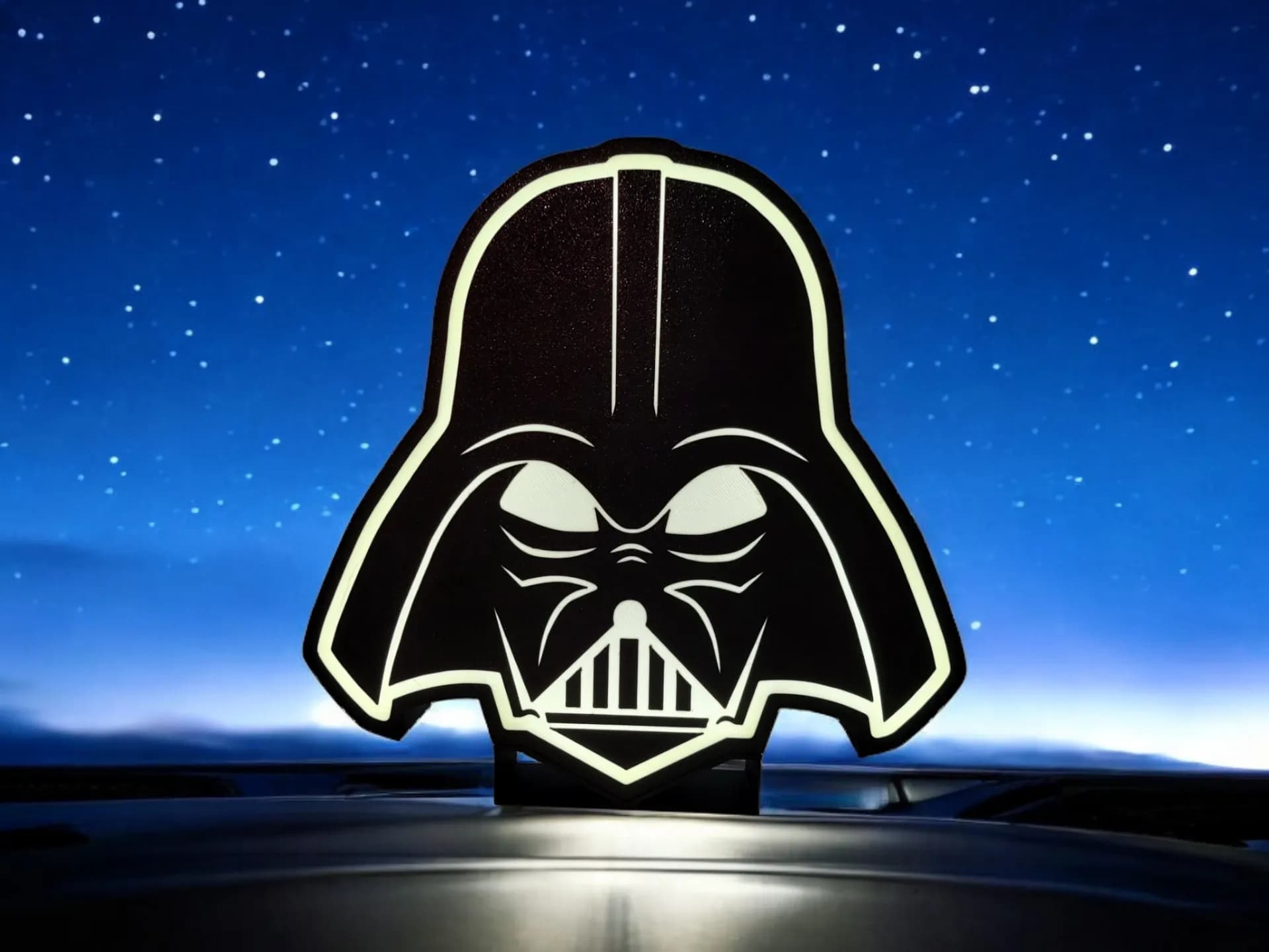 Darth Vader Helmet LED Lamp 3d model