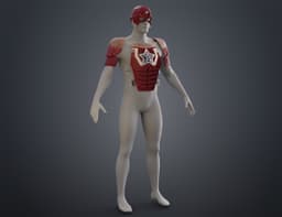 Red Guarian armor - Thunderbolts 3d model