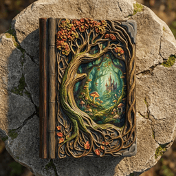 Custom DIY Tree Book Box 3d model