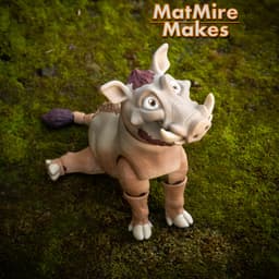 Warthog - Articulated Figure 3d model