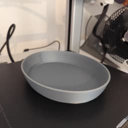 Minimalist & Modern Elliptical Catchall Tray 3d model
