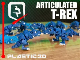 Articulated T-Rex — The Desk-Top Predator 3d model