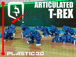 Articulated T-Rex — The Desk-Top Predator 3d model