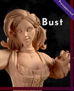 Evelyn Thornehart - Bust 3d model