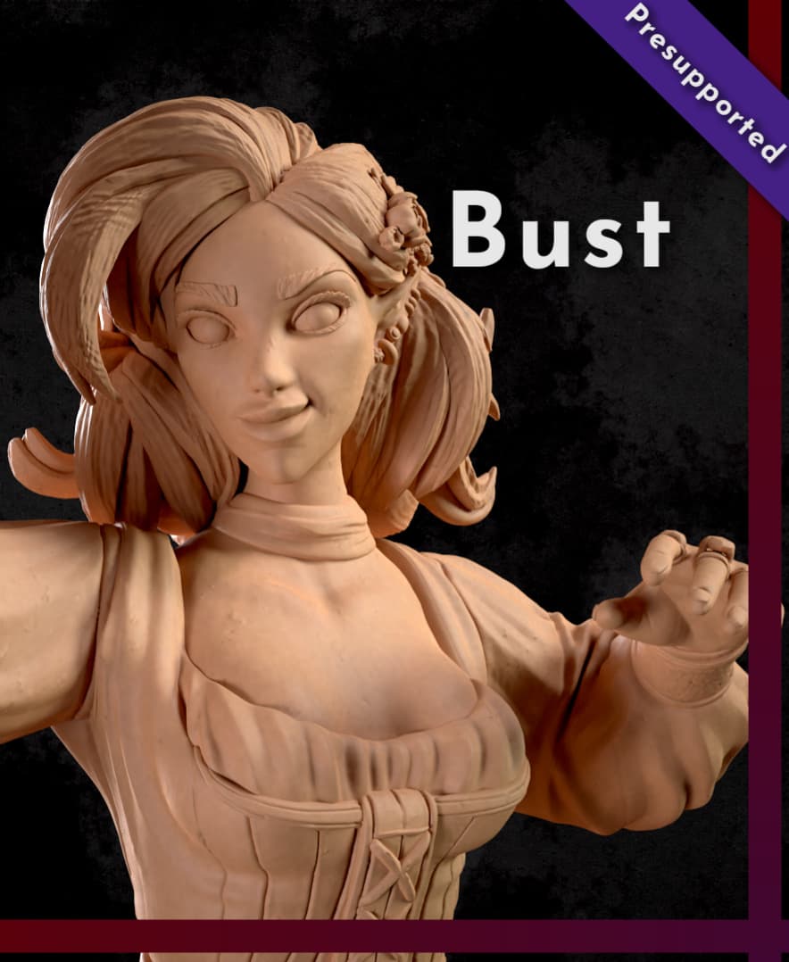 Evelyn Thornehart - Bust 3d model