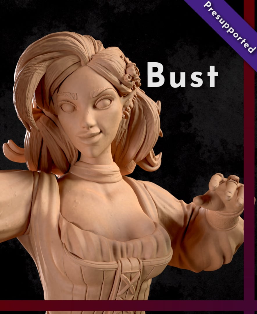 Evelyn Thornehart - Bust 3d model