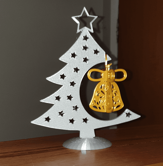 Bell Christmas Bauble 3d model