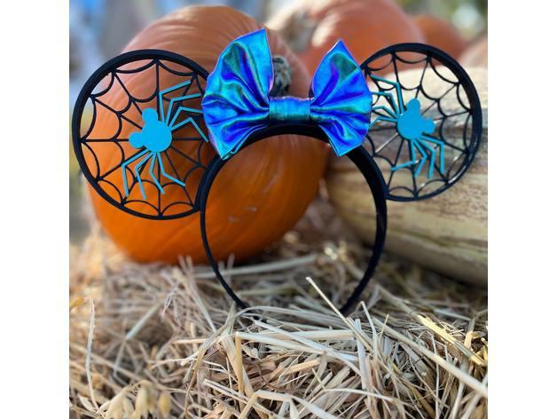 Spider Mouse Halloween Disney Ears 3d model