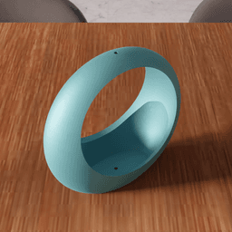Hollow Ring Planter 3d model
