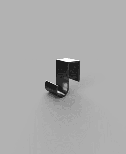Simple Coat/Towel Hook 3d model