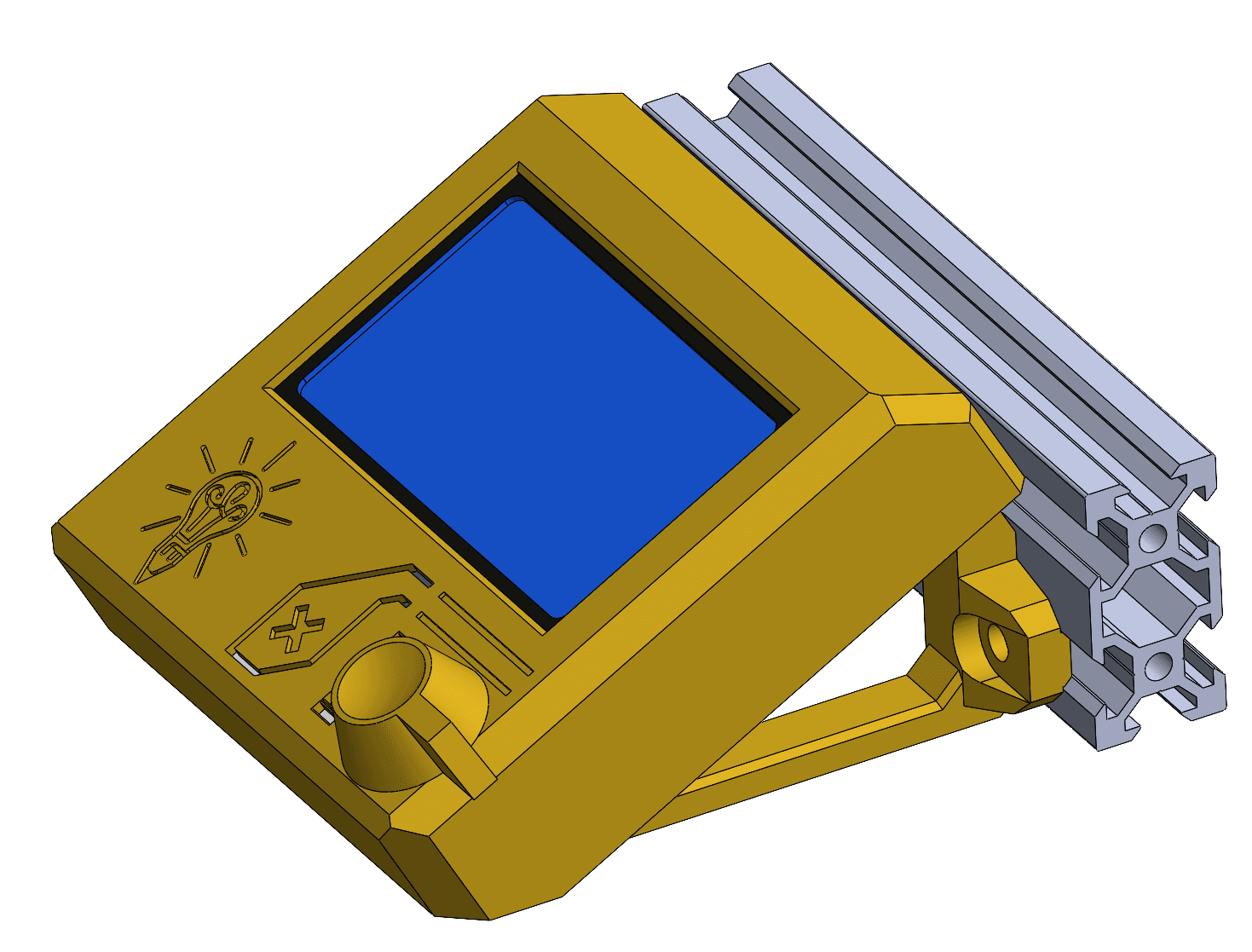 Reprapdiscount full graphic smart lcd controller 3d model