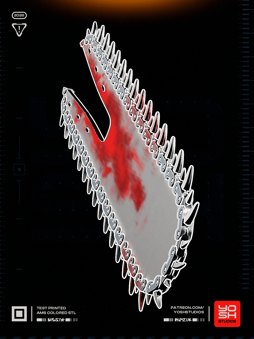 Chain Arms 3D Printer STL 3d model