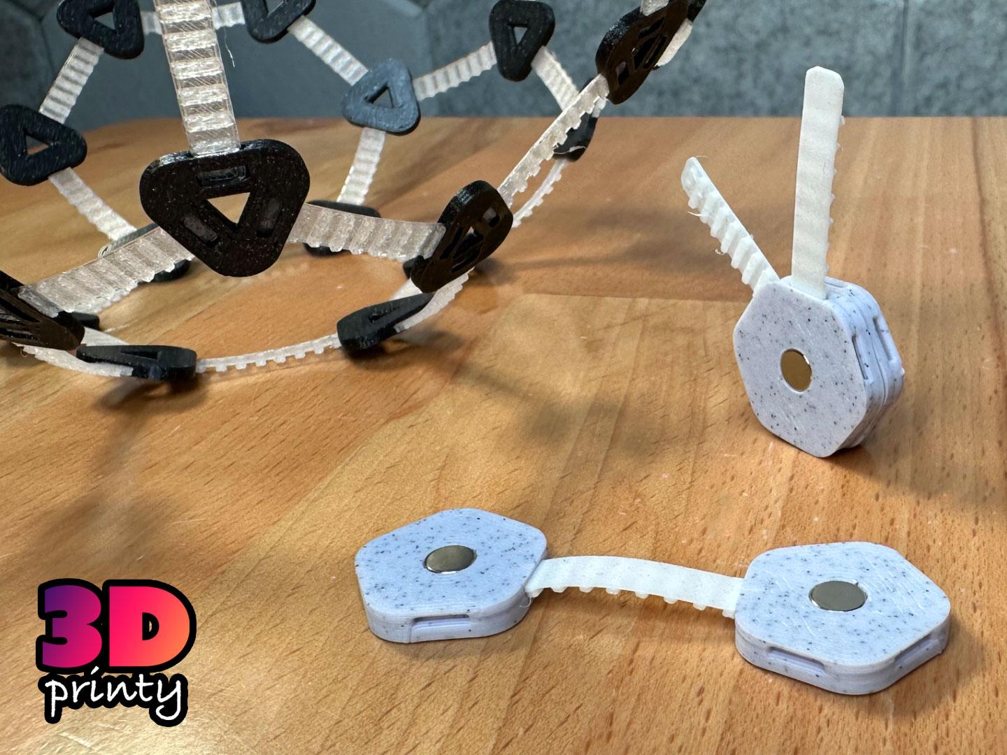 Magnetic Nodes for Nodes Construction Toy 3d model