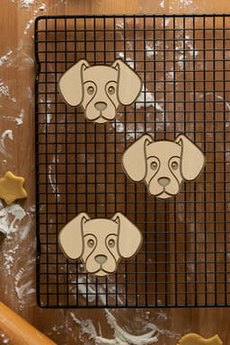 Dog Cookie Cutter, Biscuit Cutter 3d model