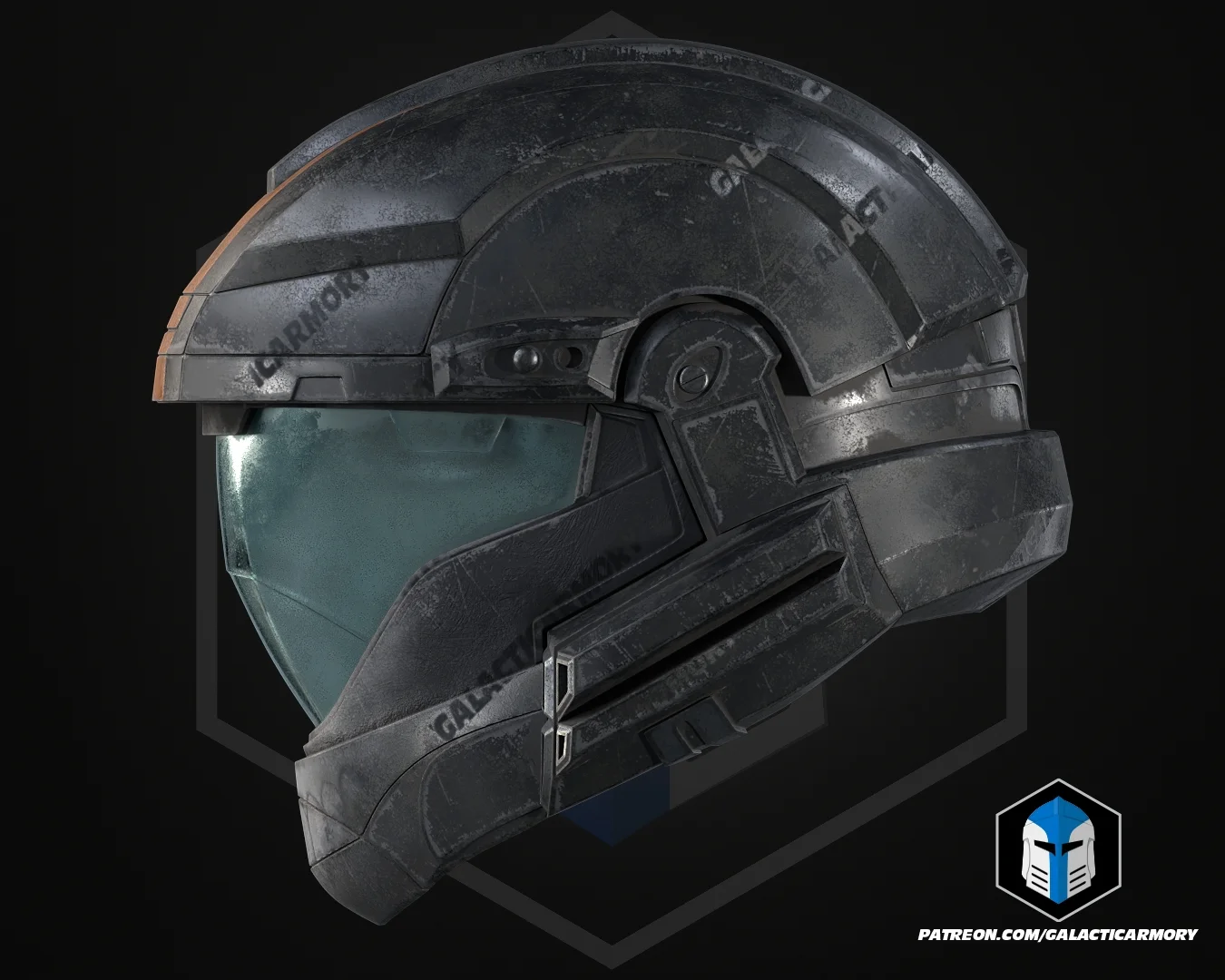 ODST Dutch Helmet - 3D Print Files 3d model
