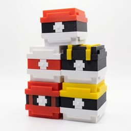 ULTRAPACK: 5 POKÉBALLS COBBLEMON / VOXEL STYLE - MINECRAFT SERIES 3d model