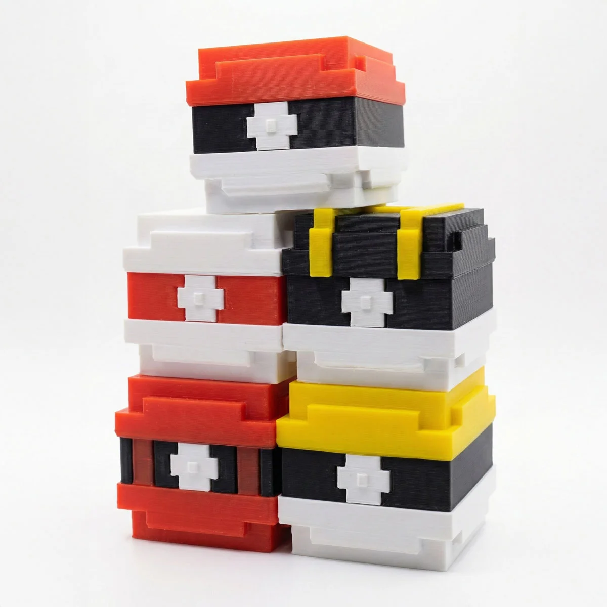 ULTRAPACK: 5 POKÉBALLS COBBLEMON / VOXEL STYLE - MINECRAFT SERIES 3d model