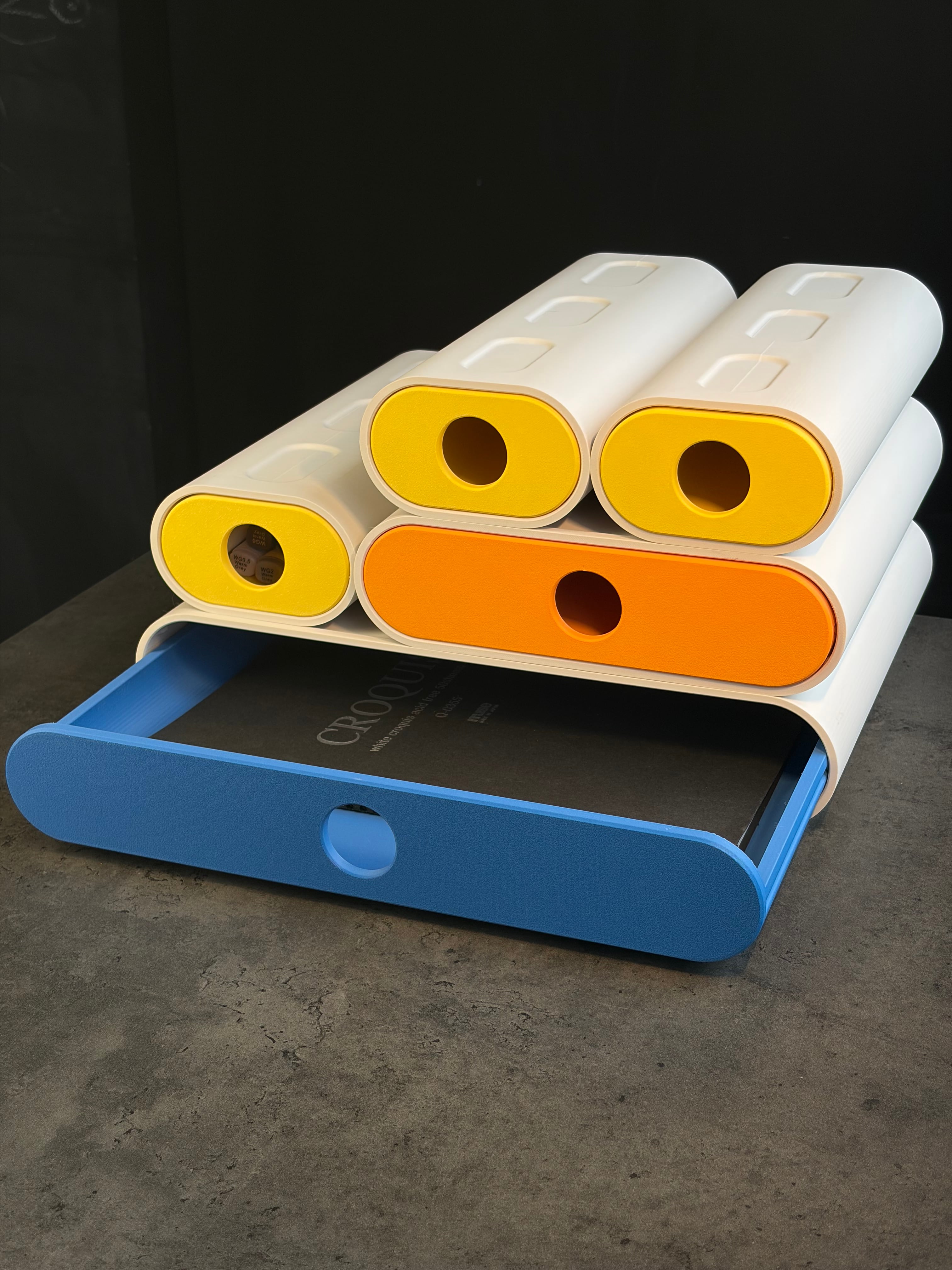 UPPA - Modular stackable drawer 3d model