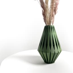 The Onde Vase, Modern and Unique Home Decor for Dried and Flower Arrangements | STL File 3d model