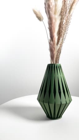 The Onde Vase, Modern and Unique Home Decor for Dried and Flower Arrangements | STL File 3d model