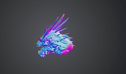 CRYSTAL ISLE BOSS TROPHY HEAD 3d model