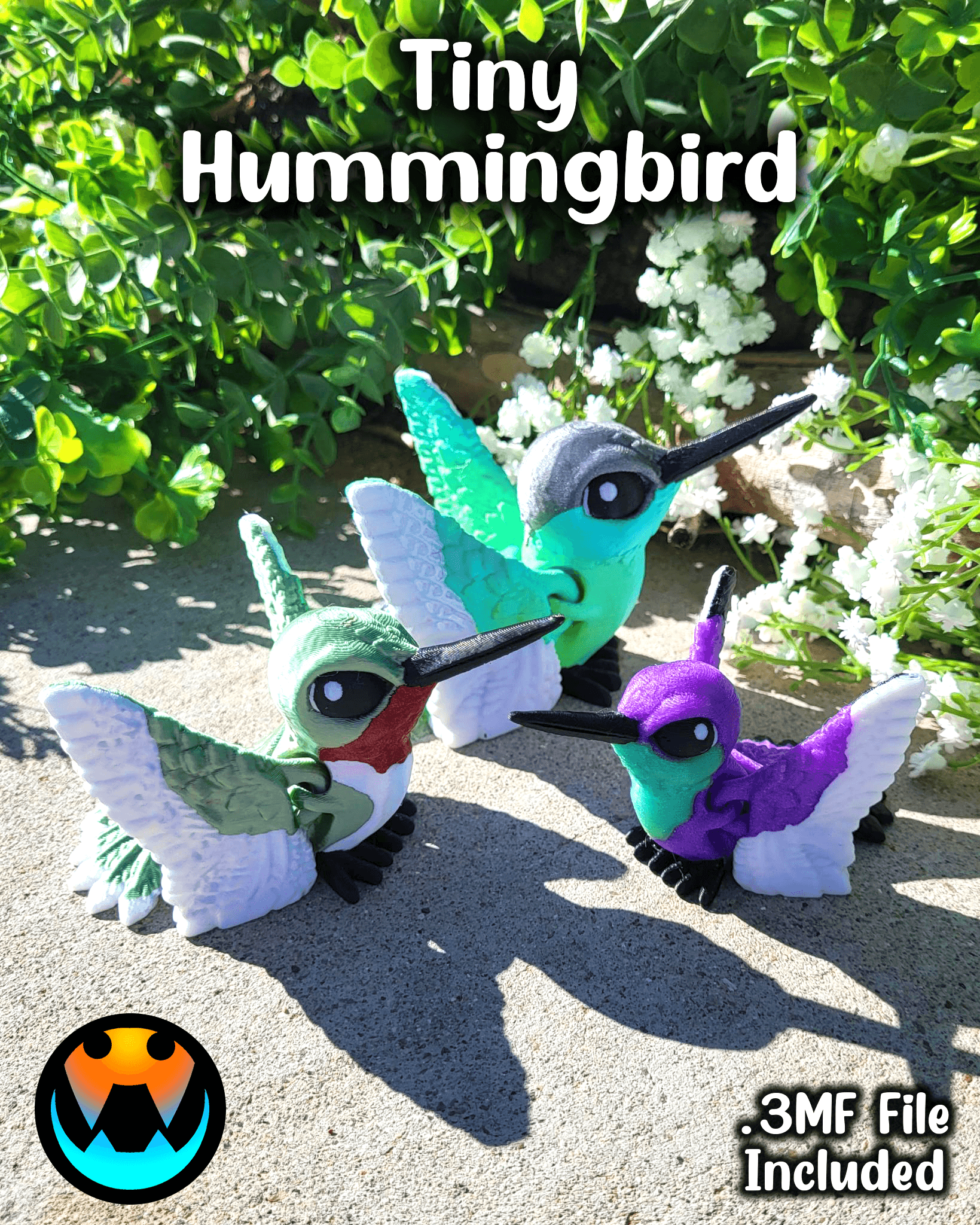 Tiny Hummingbird 3d model