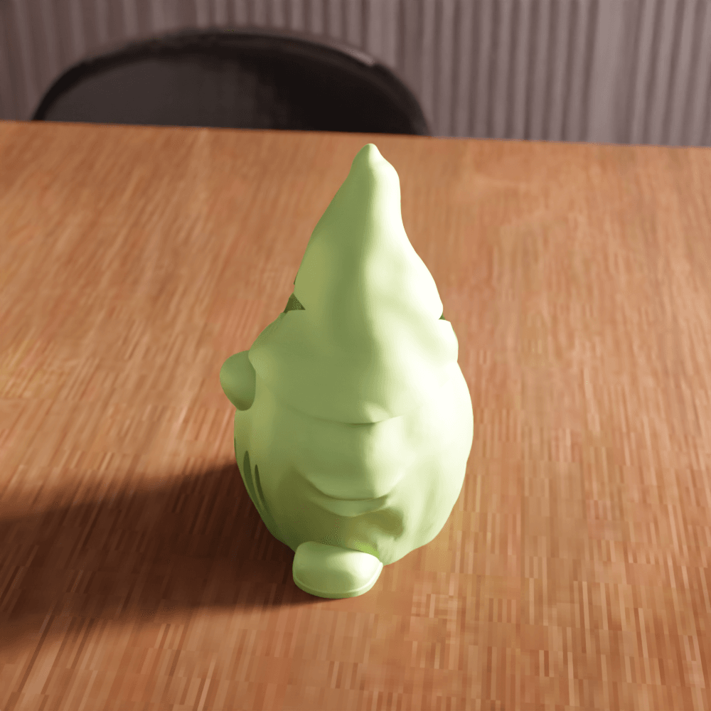 Gnome Tea Light Candle Luminary 3d model