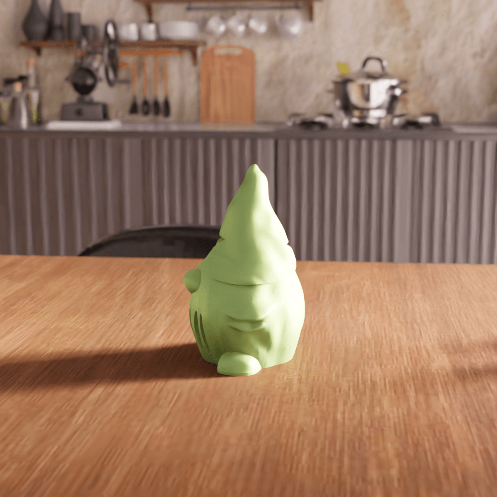 Gnome Tea Light Candle Luminary 3d model