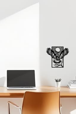 Owl Wall Art, Wall Decor, Home Decor 3d model