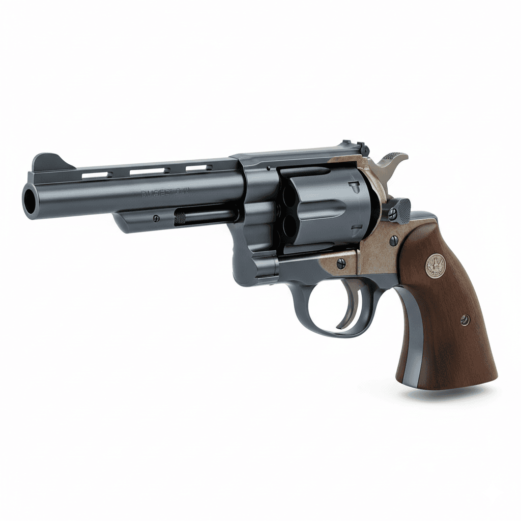 Ruger Blackhawk Single Action Revolver 3d model
