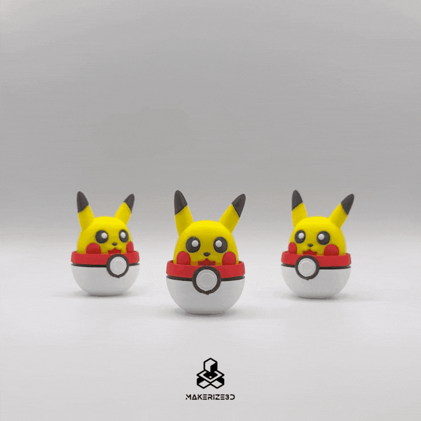 Pikachu Fidget Clicker 3d model