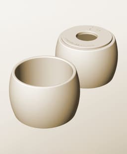 CR96-80-P Stacking pierced module bin for modern home decor 3d model
