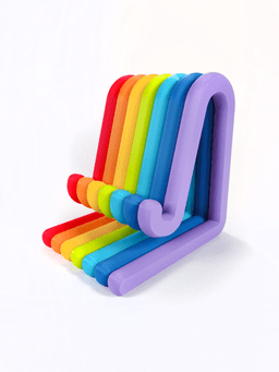 Rainbow Tablet Stand (Cute Flexi Maker) 3d model