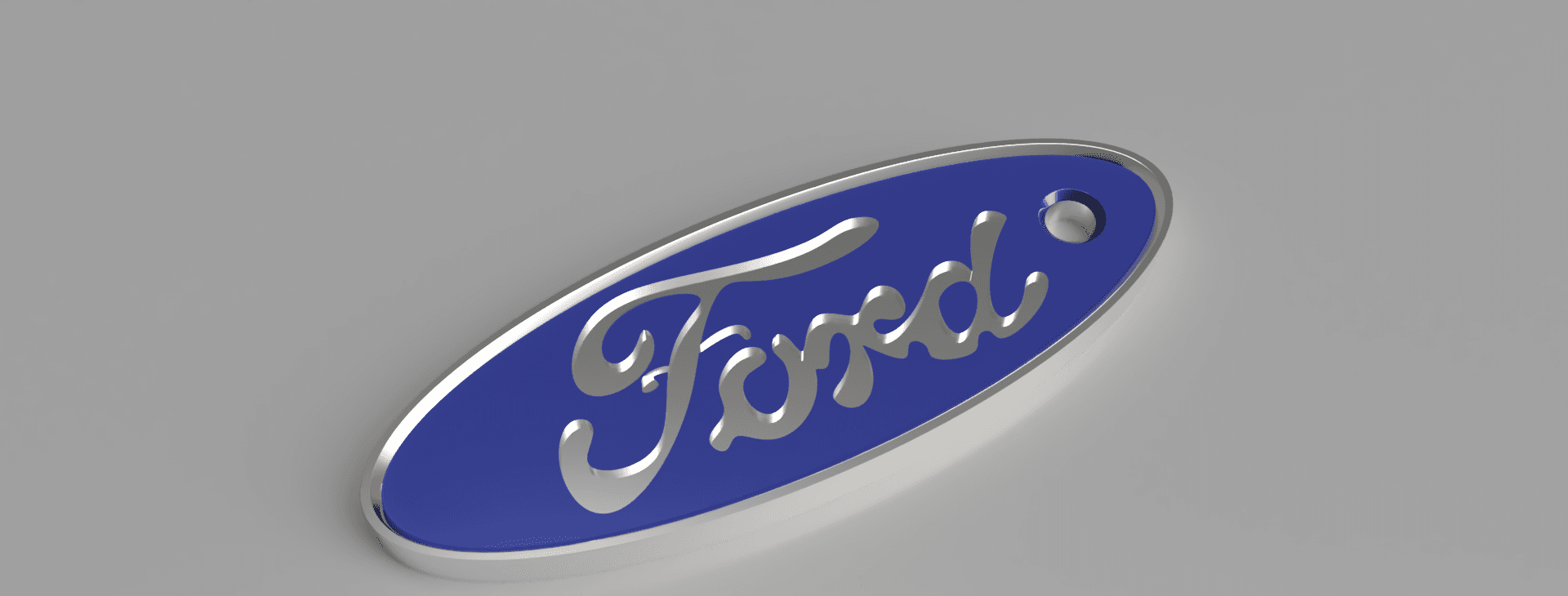 Ford key ring 3d model