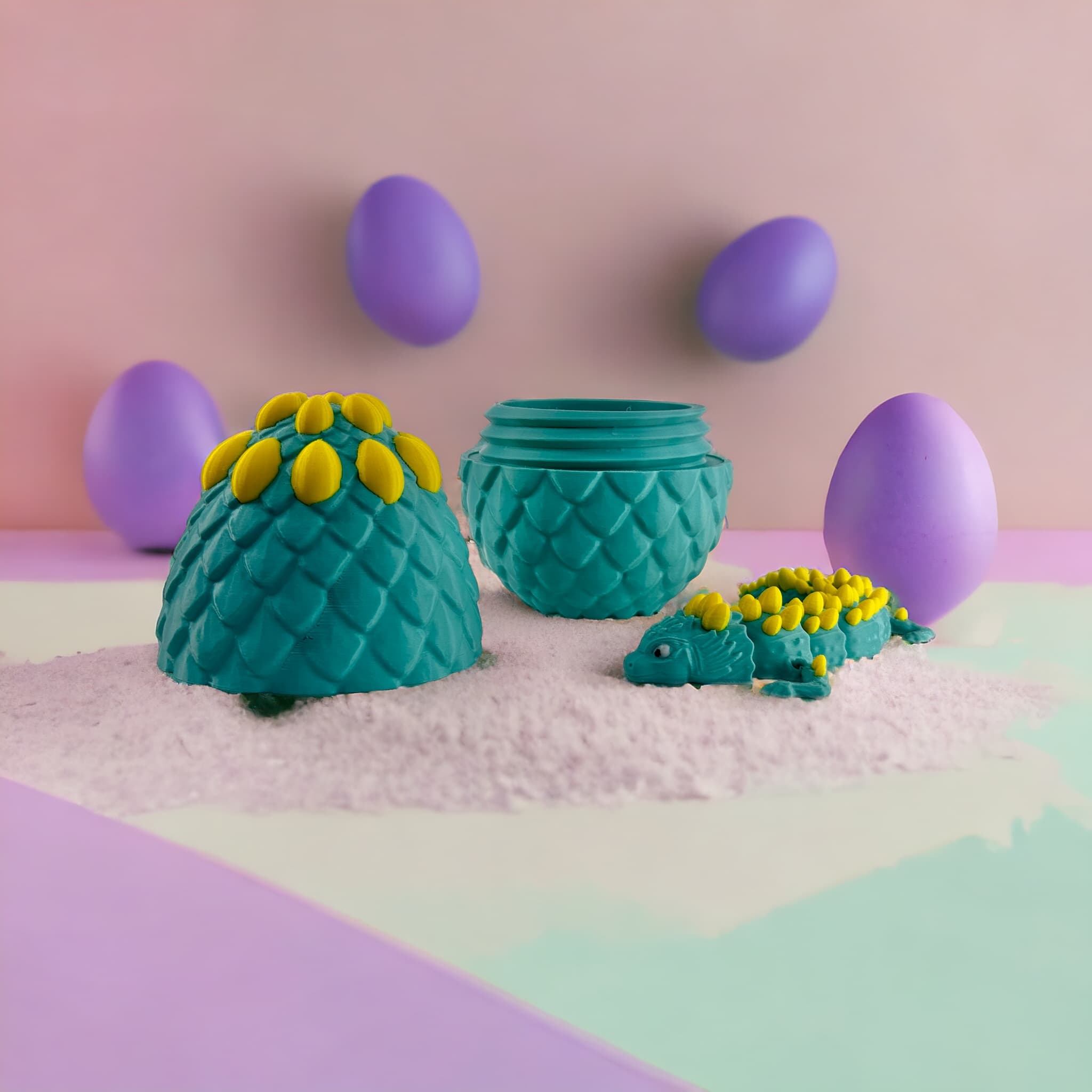 easter dragon egg.3mf 3d model
