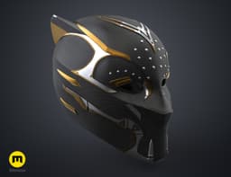 Queen Shuri Helmet – Black Panther Wakanda Forever 3d model