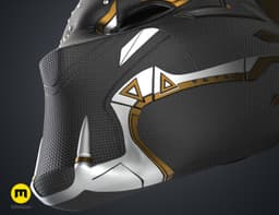 Queen Shuri Helmet – Black Panther Wakanda Forever 3d model