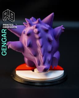 Gengar - Pokemon - Fanart - Multi Color 3d model