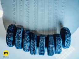 Stamp Wheels for Clay - Egyptian Patterns 3d model